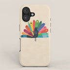 Whimsical Peacok iPhone Case Gallery Image 1