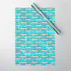 Sardines in the pool Wrapping Paper Gallery Image 1