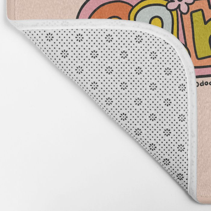 Cancer Zodiac Doodle Letters Bath Mat Gallery Image 2