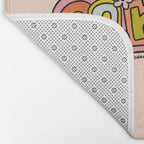 Cancer Zodiac Doodle Letters Bath Mat Gallery Image 2
