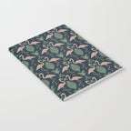 Palm Flamingos . Navy Notebook Gallery Image 2