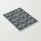 Palm Flamingos . Navy Notebook Gallery Image 3