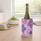 Groovy Flowers Print in Purple Wine Chiller Gallery Image 4
