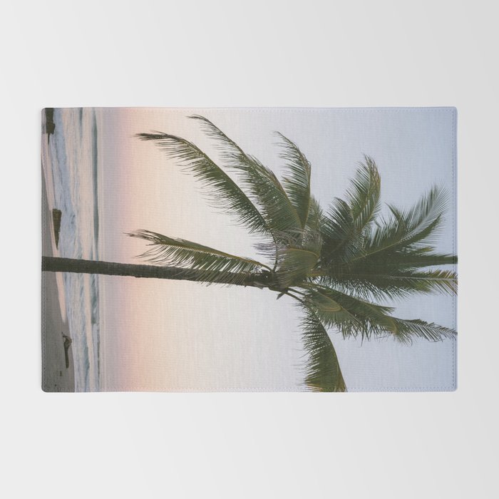 Costa Rica | The pastel palm tree  Rug Gallery Image 2
