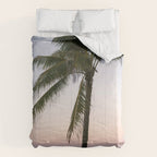 Costa Rica | The pastel palm tree  Comforter Gallery Image 6