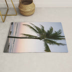 Costa Rica | The pastel palm tree  Rug Gallery Image 1
