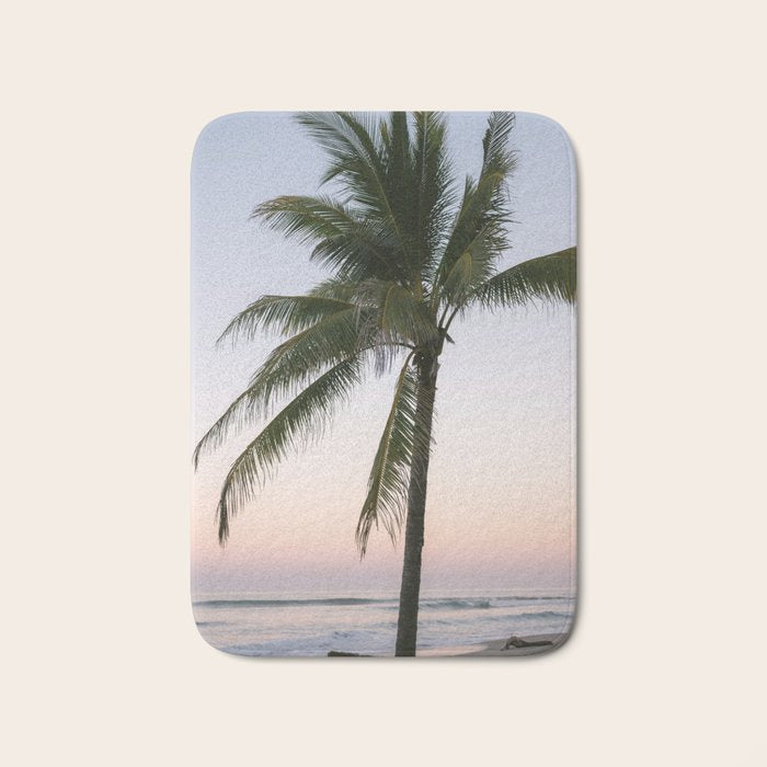 Costa Rica | The pastel palm tree  Bath Mat Gallery Image 1