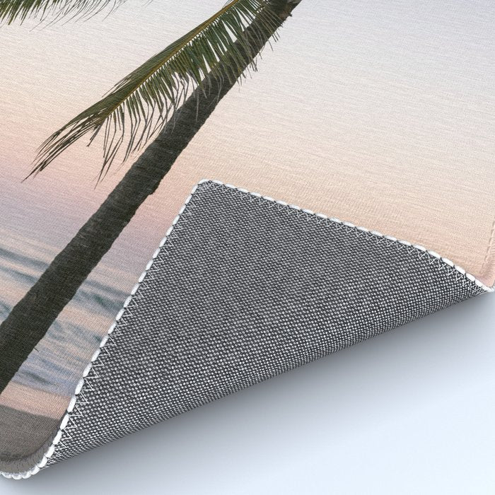 Costa Rica | The pastel palm tree  Rug Gallery Image 4