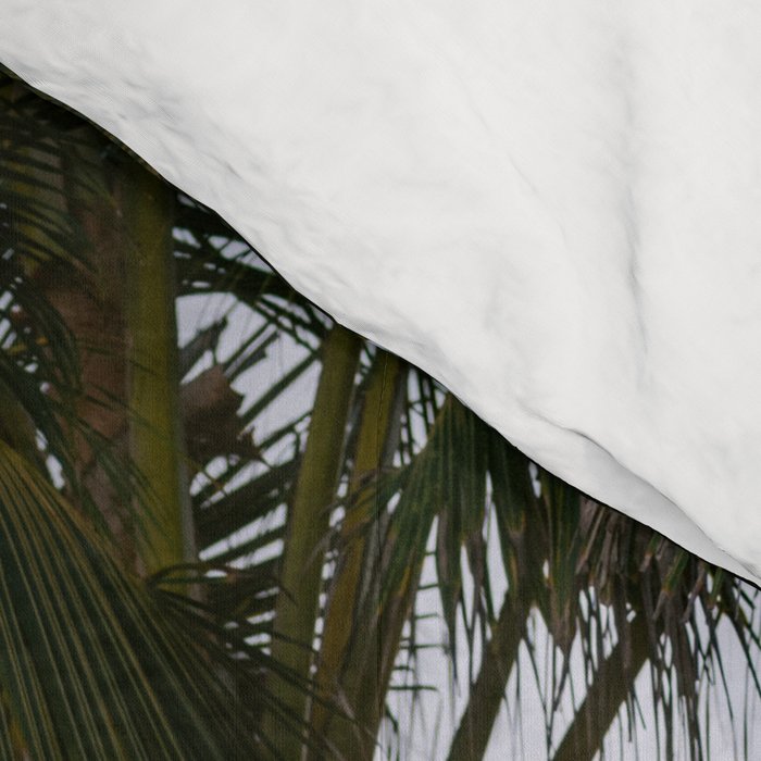 Costa Rica | The pastel palm tree  Comforter Gallery Image 4