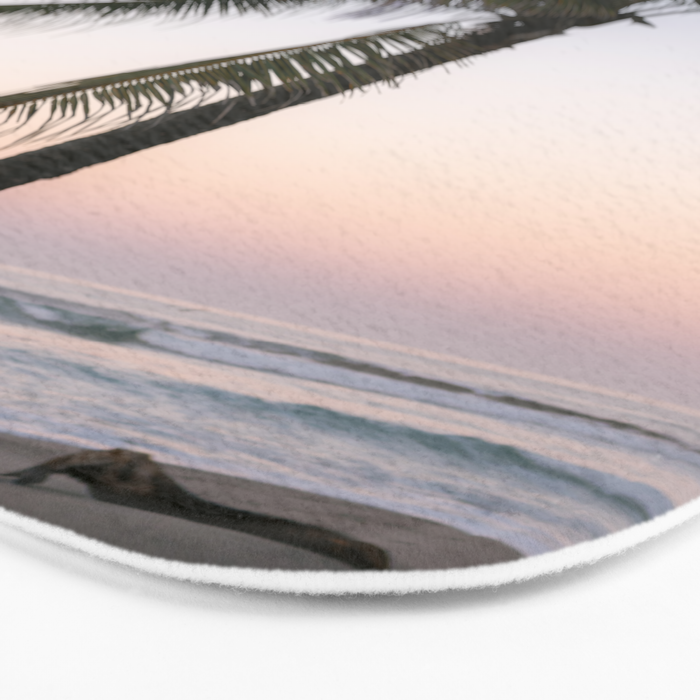 Costa Rica | The pastel palm tree  Bath Mat Gallery Image 3