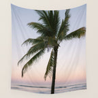 Costa Rica | The pastel palm tree  Wall Tapestry Gallery Image 4