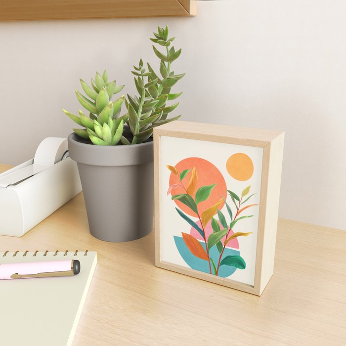 Colorful Branching Out 11 Mini Art Print Gallery Image 2