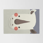 Rhinoceros, Animal Portrait Rug Gallery Image 2