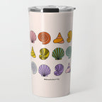 Rainbow Seashells Travel Mug Gallery Image 1