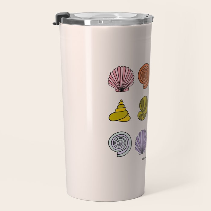 Rainbow Seashells Travel Mug Gallery Image 3