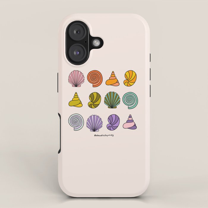 Rainbow Seashells iPhone Case Gallery Image 1