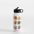 Rainbow Seashells Water Bottle Gallery Image 1