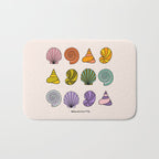 Rainbow Seashells Bath Mat Gallery Image 1