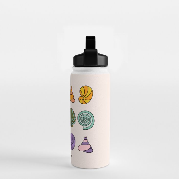 Rainbow Seashells Water Bottle Gallery Image 2