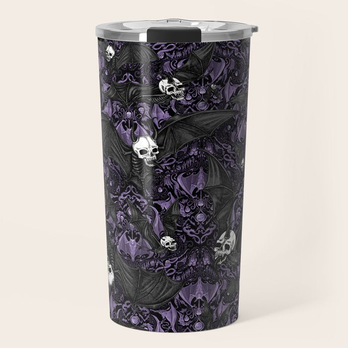 Skelebats - Royal Purple Travel Mug Gallery Image 1