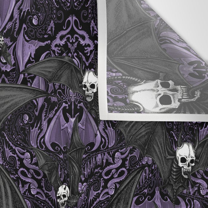 Skelebats - Royal Purple Wall Tapestry Gallery Image 3