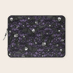 Skelebats - Royal Purple Laptop Sleeve Gallery Image 1