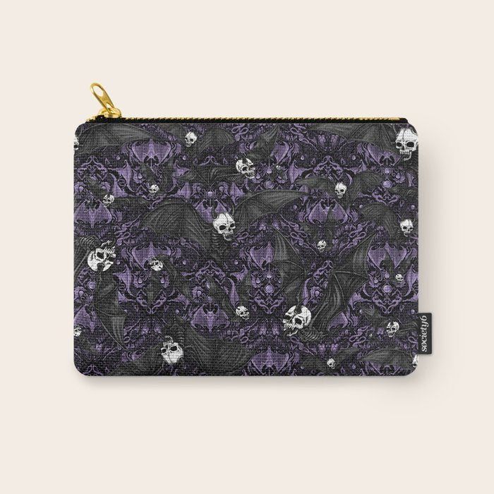 Skelebats - Royal Purple Carry All Pouch Gallery Image 1