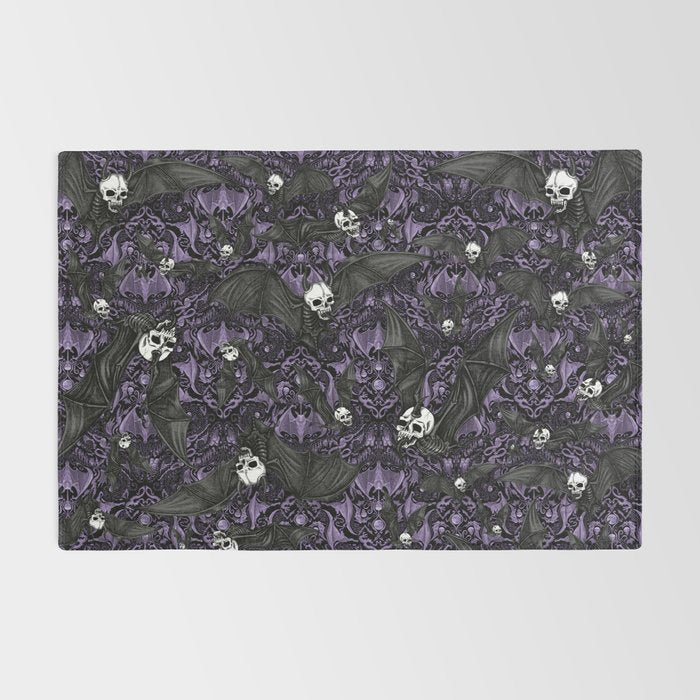 Skelebats - Royal Purple Rug Gallery Image 2