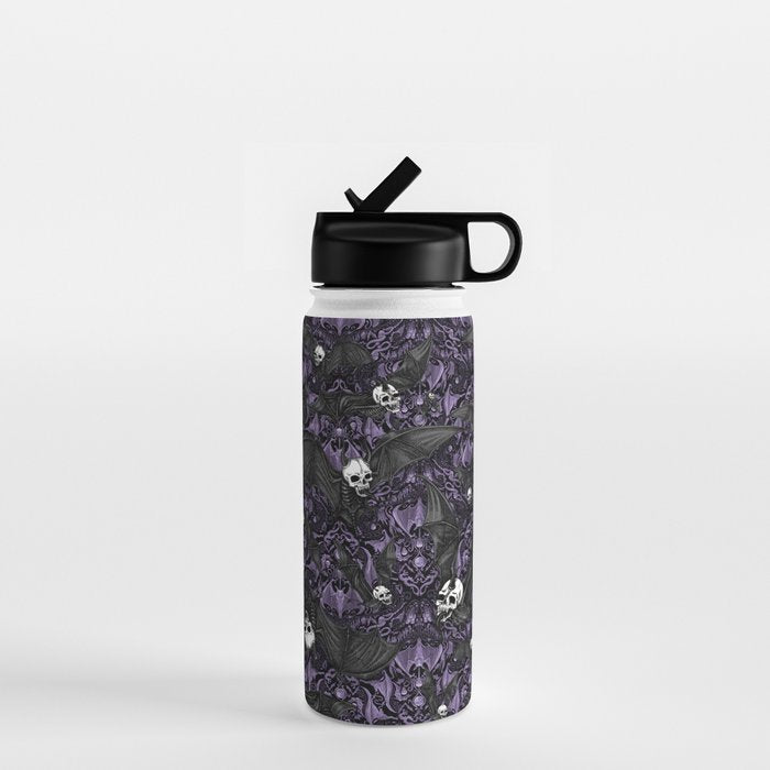Skelebats - Royal Purple Water Bottle Gallery Image 1