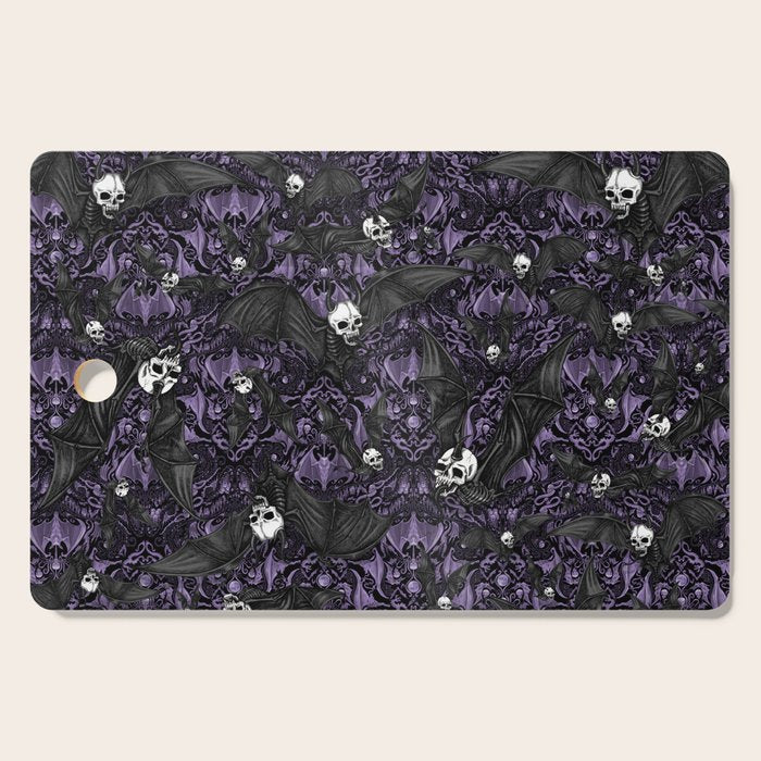 Skelebats - Royal Purple Cutting Board Gallery Image 1