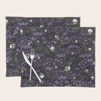 Skelebats - Royal Purple Placemat Gallery Image 1