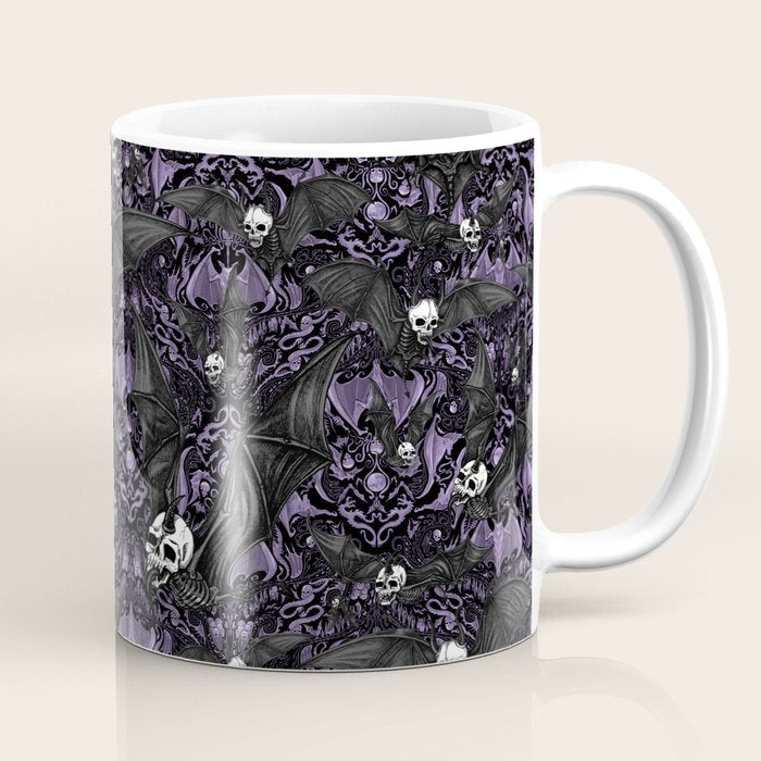 Skelebats - Royal Purple Coffee Mug Gallery Image 1