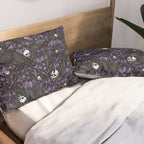 Skelebats - Royal Purple Pillow Sham Gallery Image 2