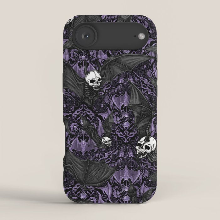 Skelebats - Royal Purple iPhone Case Gallery Image 2