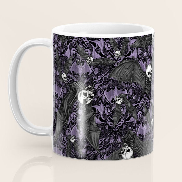 Skelebats - Royal Purple Coffee Mug Gallery Image 3