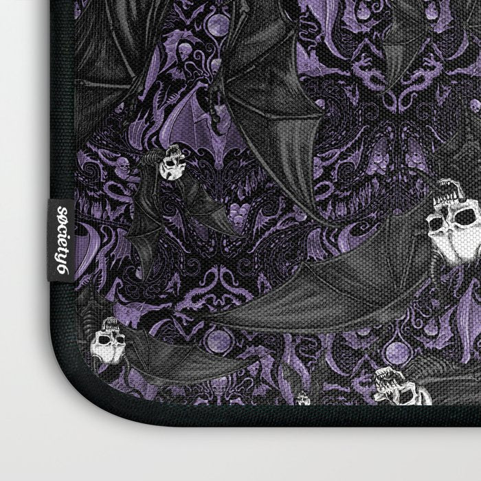 Skelebats - Royal Purple Laptop Sleeve Gallery Image 3