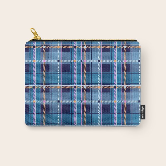 Tartan Motif Style B Carry All Pouch Gallery Image 1