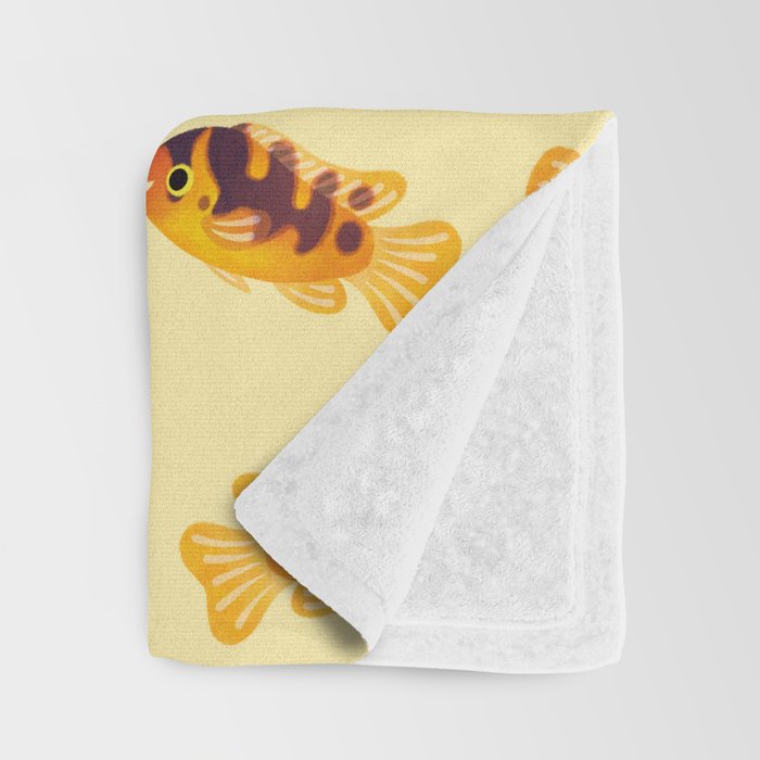 Bumblebee and fish Throw Blanket Gallery Image 3