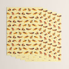 Bumblebee and fish Wrapping Paper Gallery Image 3