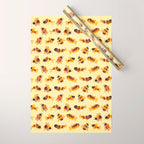 Bumblebee and fish Wrapping Paper Gallery Image 1