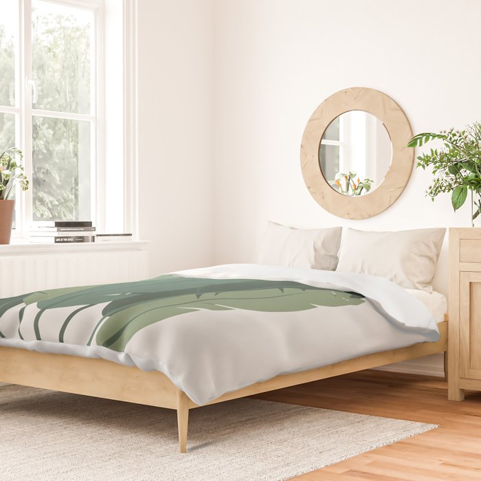 Cat and Plant 18 Duvet Cover Gallery Image 2