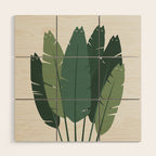 Cat and Plant 18 Wood Wall Art Gallery Image 1