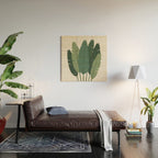 Cat and Plant 18 Wood Wall Art Gallery Image 2