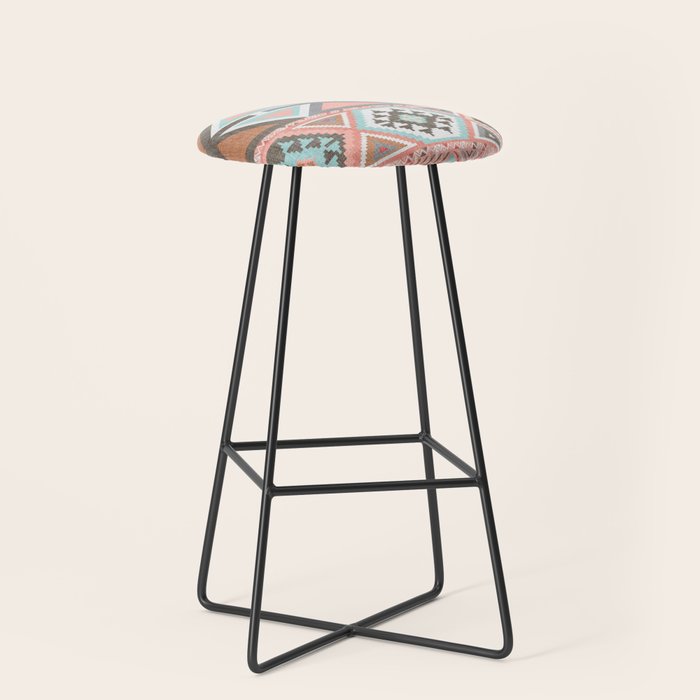 Aztec Artisan in Pink Stool Gallery Image 1
