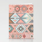 Aztec Artisan in Pink Stationery Card Gallery Image 2