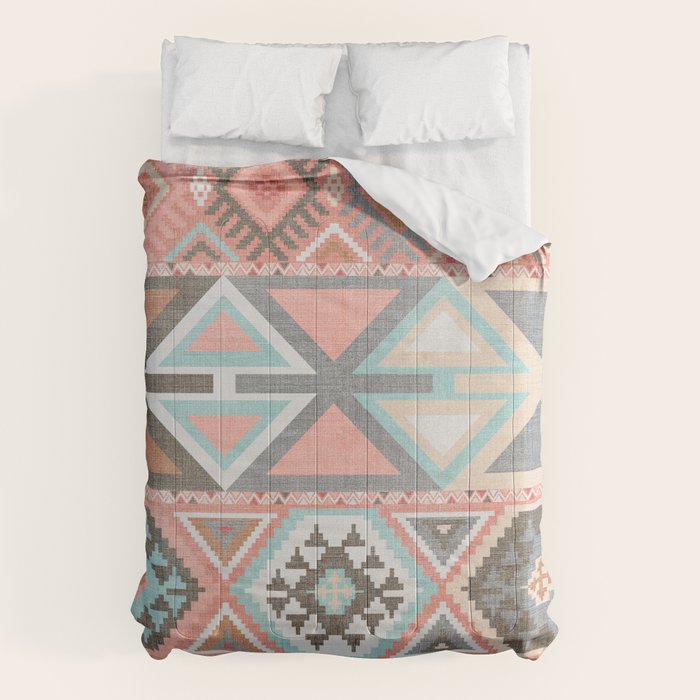 Aztec Artisan in Pink Comforter Gallery Image 6