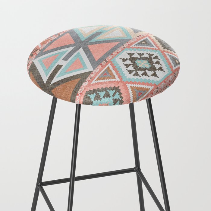Aztec Artisan in Pink Stool Gallery Image 2