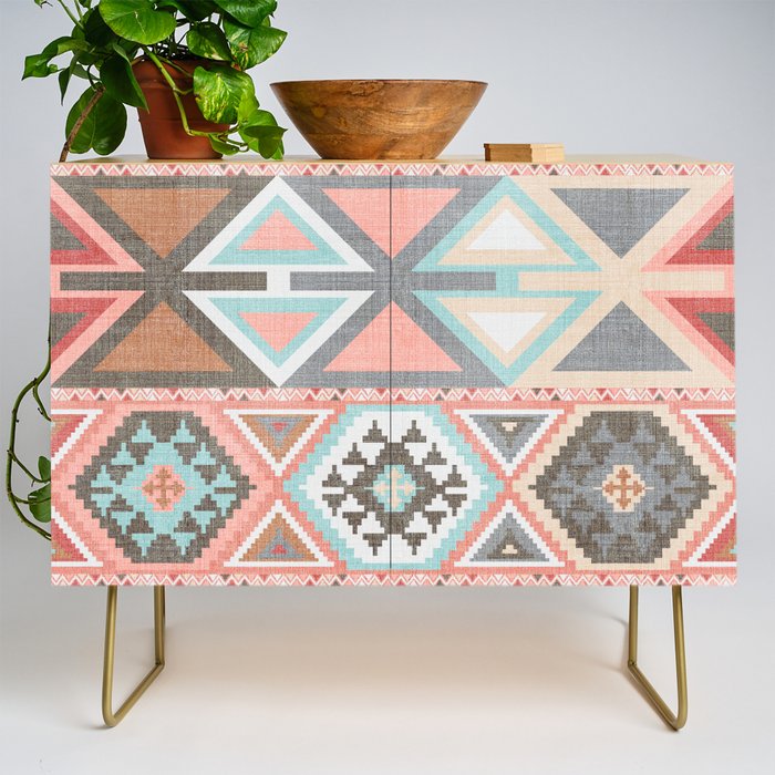 Aztec Artisan in Pink Credenza Gallery Image 1