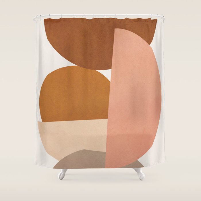 Abstract Stack I Shower Curtain Gallery Image 1
