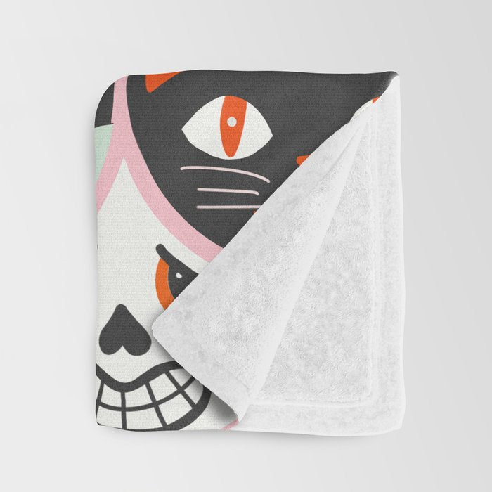 Monster Mash-Up Throw Blanket Gallery Image 3